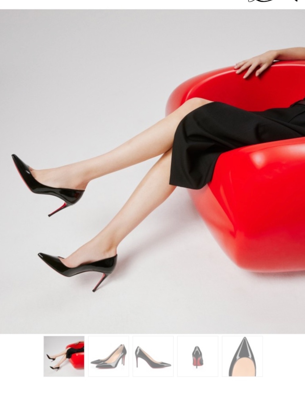 Louboutin Kate 85 mm Pumps in Black - Picture 11 of 12